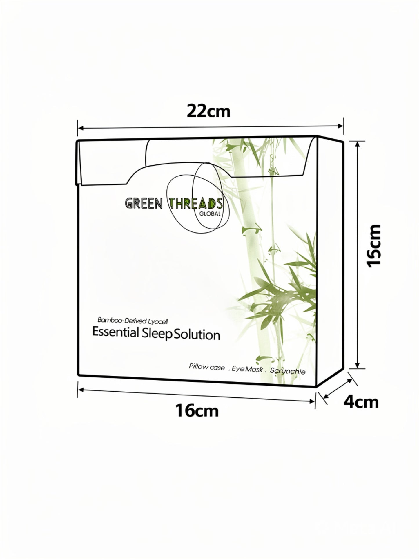 Closed luxury presentation box for the Essential Sleep Solution™ gift set.