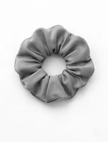 Bamboo lyocell hair scrunchie designed to help reduce hair breakage and friction.